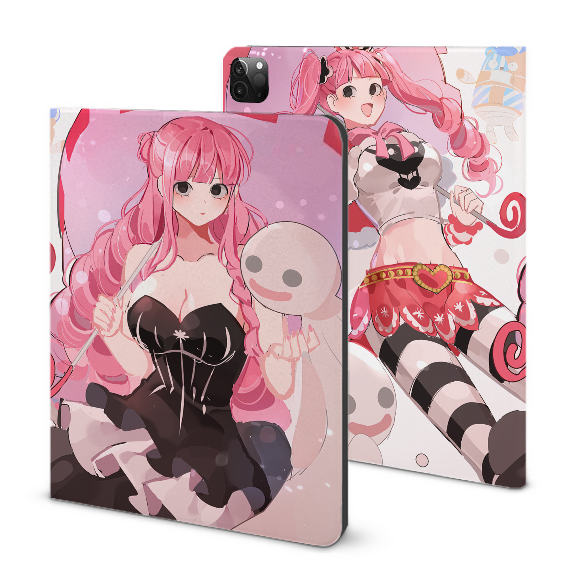 （画像用） ワンピース ONE PIECE IPadケース ペンホルダー付き ブックスタイルデザイン